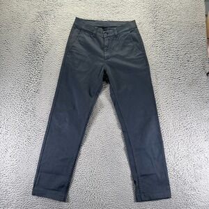 Velour Adan Pant Mens 28x28 Blue Cotton Chino Straight Preppy Business Stretch